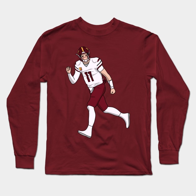 wentz and touchdown Long Sleeve T-Shirt by rsclvisual